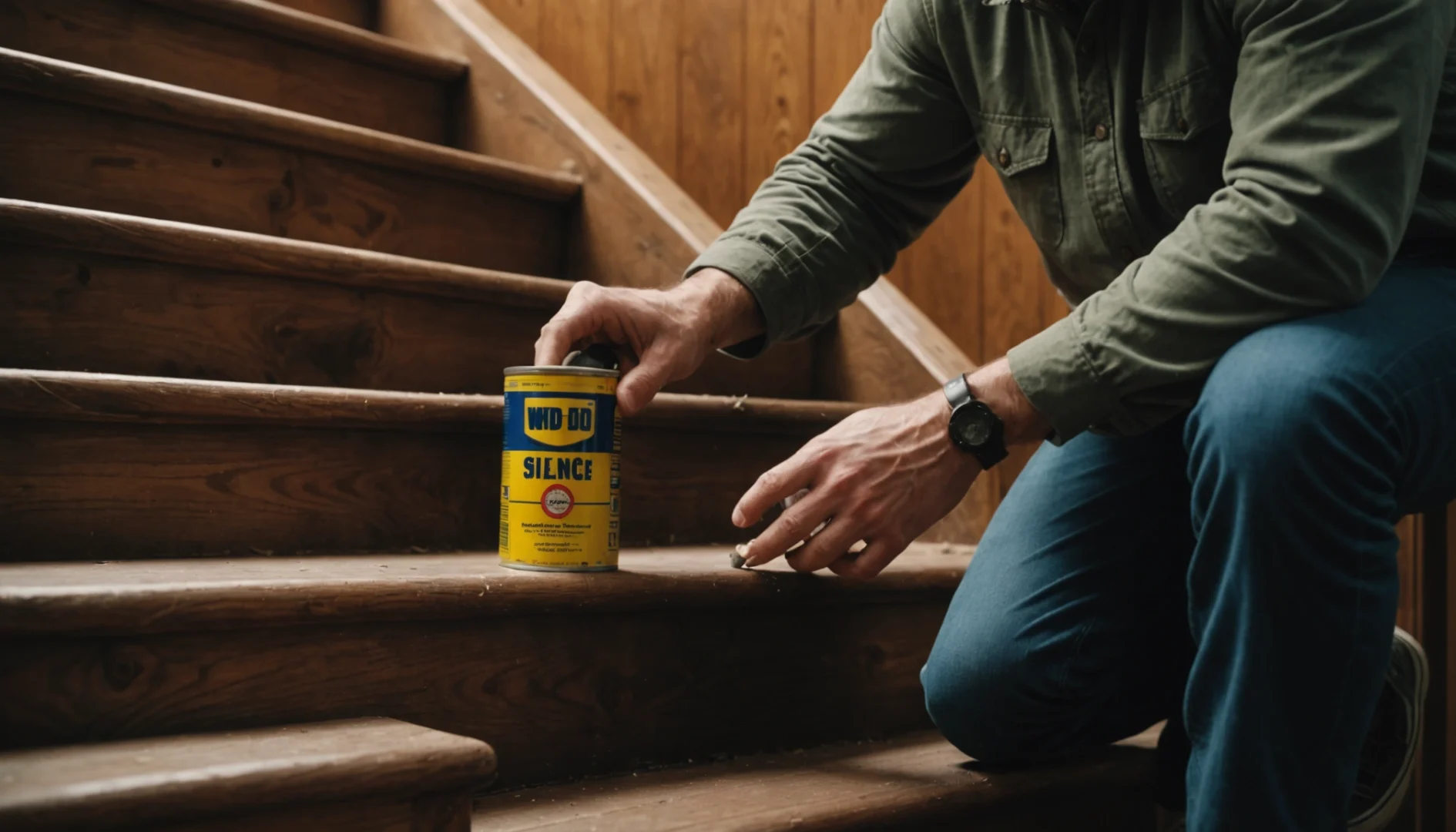 escalier qui grince wd40