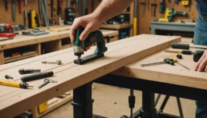 fixation charge lourde dans bois