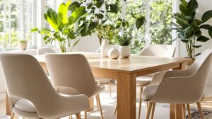 chaise en tissu