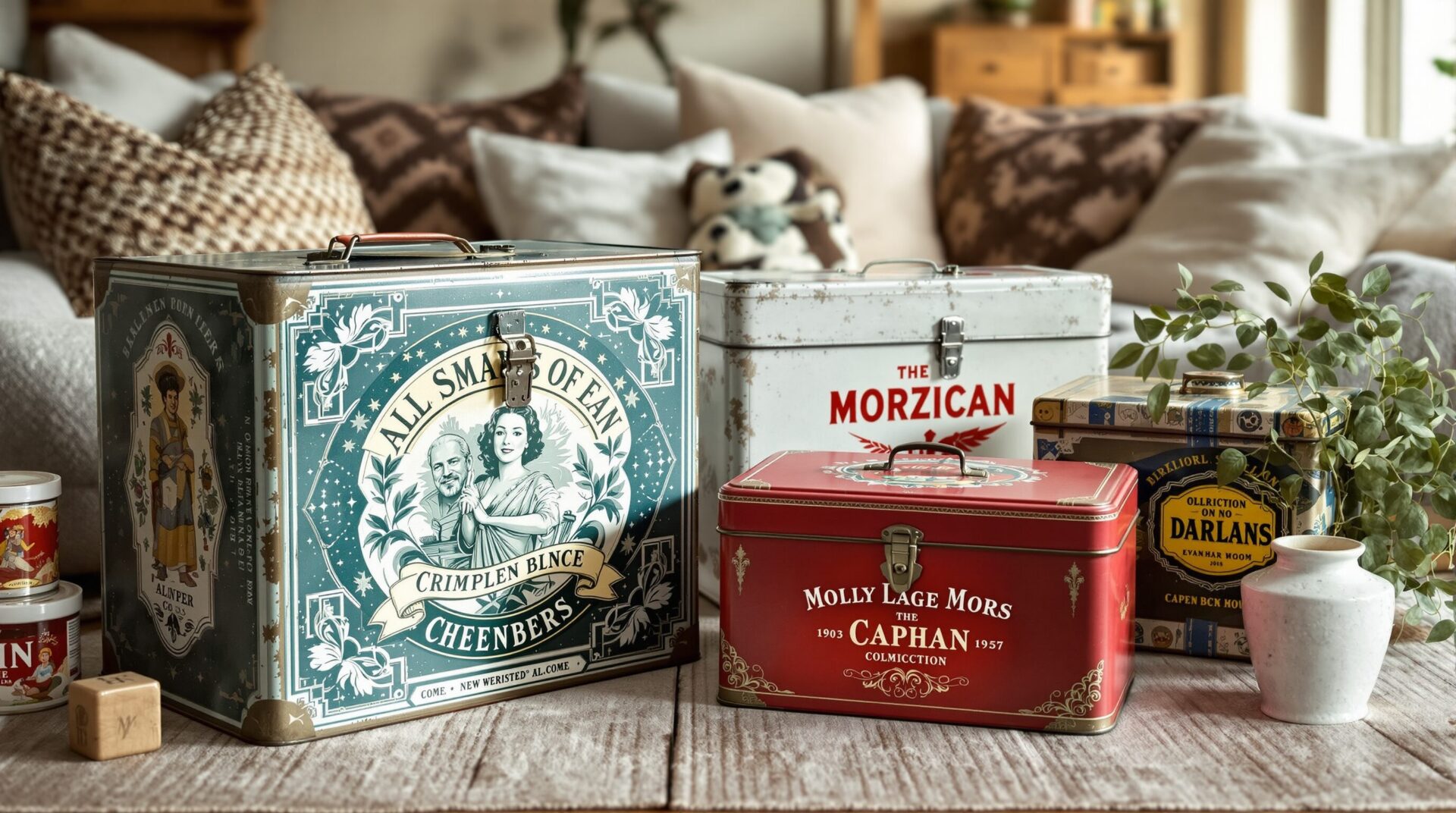 boites anciennes en fer