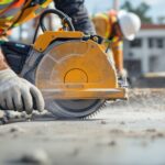 coupe dallage sur terre plein