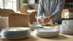 comment emballer de la vaisselle pour un déménagement