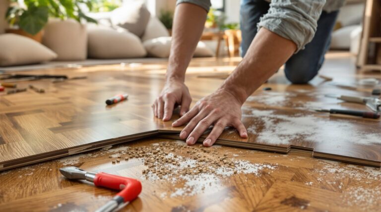 parquet gondolé que faire