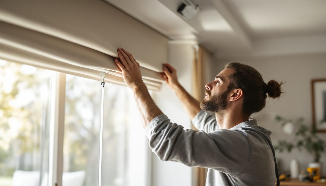 fixation store bateau plafond