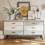 commode vintage relookée