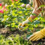 desherbant rosier naturel