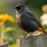 le rouge queue noire