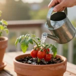 arrosage tomate cerise en pot