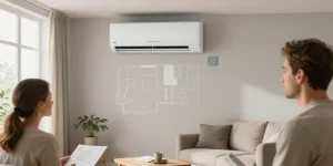 clim 2 5 kw combien de m2