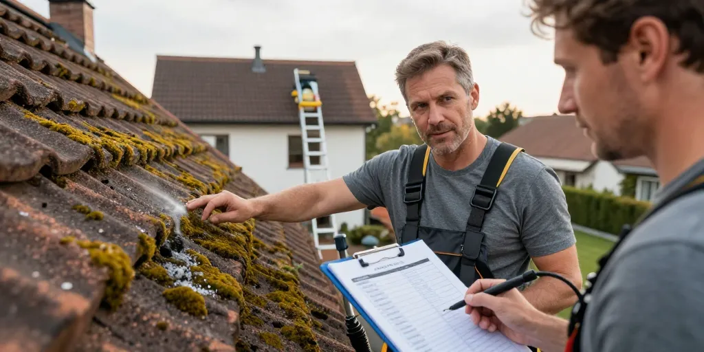 cout d'un nettoyage de toiture