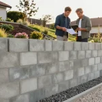 mur de soutenement pour terrain en pente