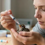 nourrire un oisillon